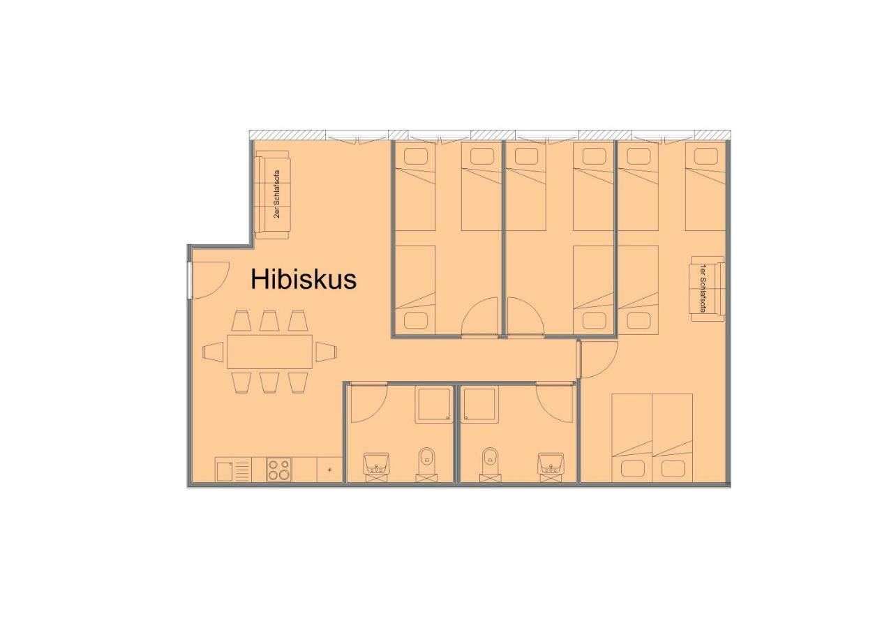 Apartments Tempelhof เบอร์ลิน ภายนอก รูปภาพ